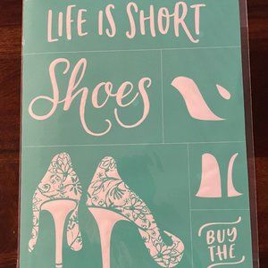 Chalk Couture Buy the Shoes transfer - NEW